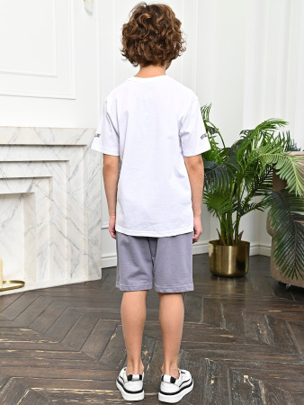 3056 Футболка д/м (белый весь размерный ряд)