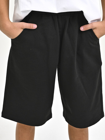 2346-Ch Шорты д/м (черный 122)