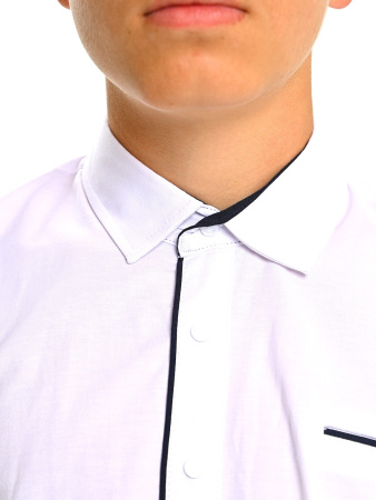 2666-1 Рубашка дл.р. д/м (белый весь размерный ряд)