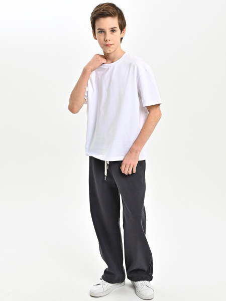 M862-1-Ch Брюки спорт утепл. д/м (темно-серый весь размерный ряд)