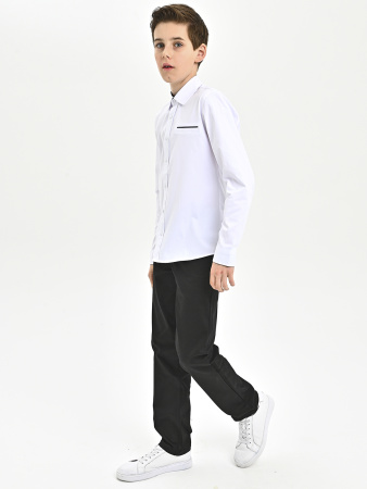 4859 Рубашка дл.р. д/м (белый весь размерный ряд)