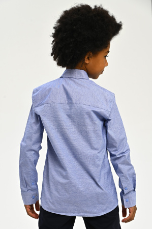 2671 Рубашка дл.р. д/м (ярко-голубой весь размерный ряд)