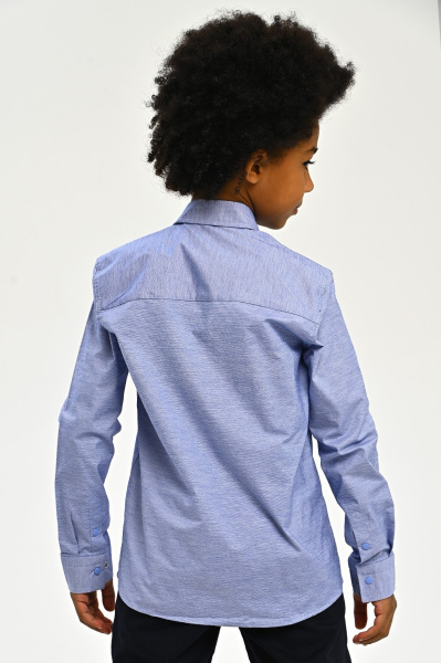 2671 Рубашка дл.р. д/м (ярко-голубой весь размерный ряд)