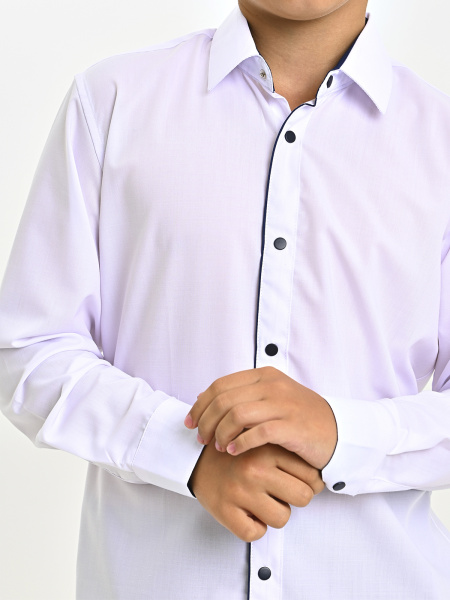 78821-S Рубашка дл.р. д/м (белый 152)