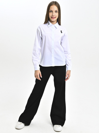 33001-Ch Блузка д/д (белый весь размерный ряд)