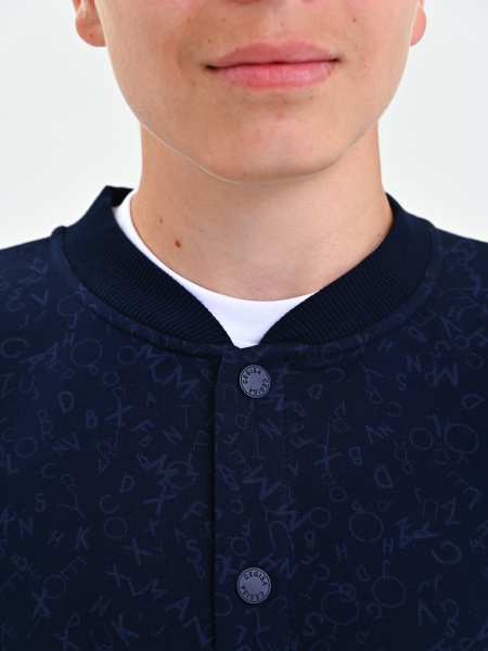 2737 Жакет д/м (темно-синий весь размерный ряд)