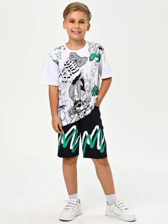 3061 Футболка д/м (белый весь размерный ряд)