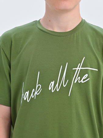 2295 Футболка д/м (хаки весь размерный ряд)