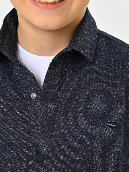 4290 Рубашка трик. дл.р. д/м (темно-синий,серый весь размерный ряд)