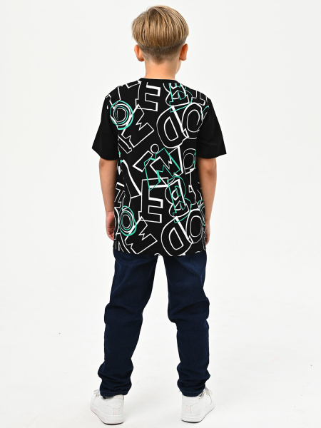 3183 Футболка д/м (черный весь размерный ряд)