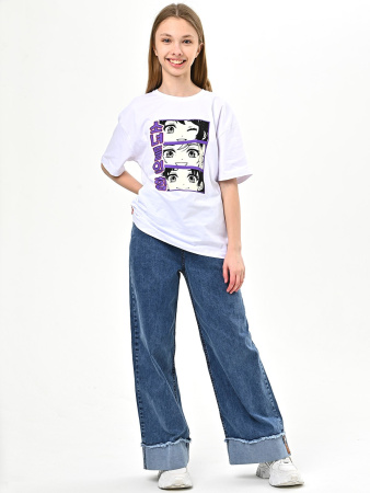 10521 Футболка д/д (белый весь размерный ряд)