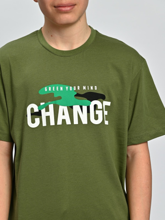 2071 Футболка д/м (хаки весь размерный ряд)