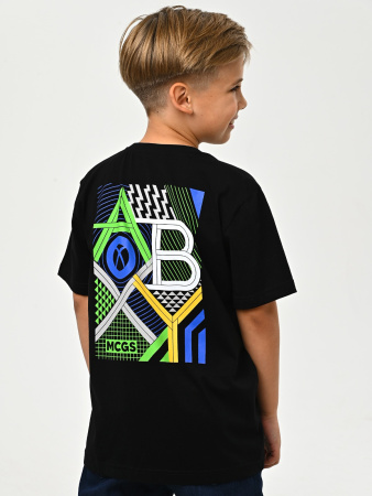 3062 Футболка д/м (черный весь размерный ряд)