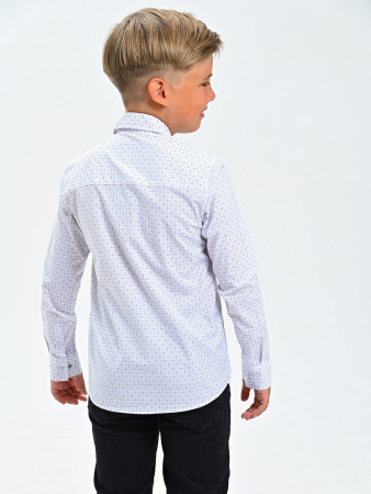 2588 Рубашка дл.р. д/м (белый,бежевый весь размерный ряд)