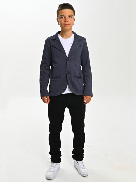 2633 Пиджак д/м (2633-т.син/серый-164)