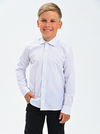 2588 Рубашка дл.р. д/м (белый,бежевый весь размерный ряд)