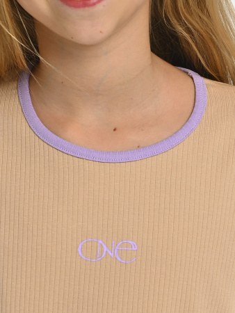 10568 Футболка д/д (бежевый 134)