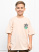 3016 Футболка д/м оверсайз (бежевый весь размерный ряд)