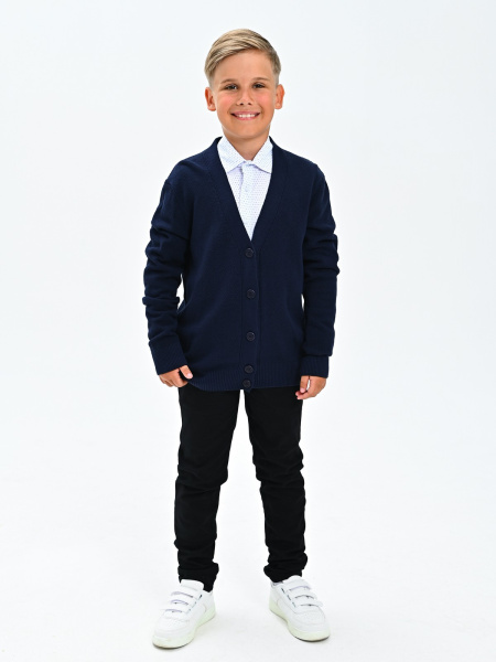 2484 Кардиган д/м (темно-синий весь размерный ряд)