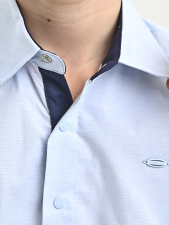 4971 Рубашка дл.р. д/м (светло-голубой весь размерный ряд)