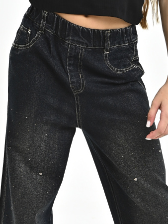 H212-Ch Джинсы д/д (черный весь размерный ряд)