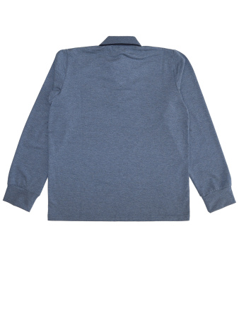 4134 Поло д/м дл.р. (джинсовый меланж весь размерный ряд)