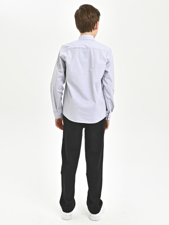 4969 Рубашка дл.р. д/м (светло-серый весь размерный ряд)