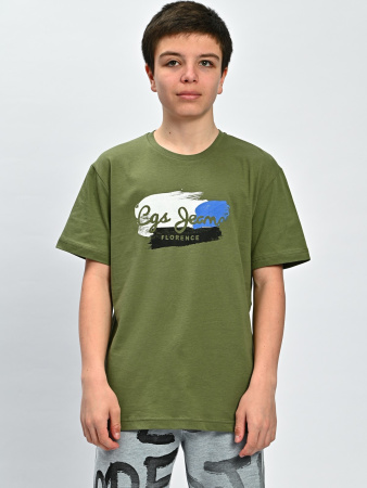 2164 Футболка д/м (хаки весь размерный ряд)