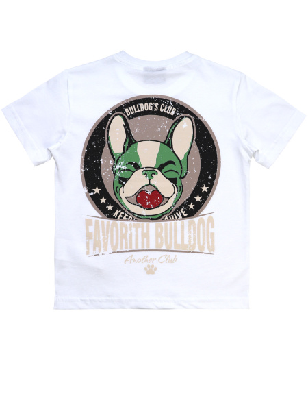 4484 Футболка д/м (белый весь размерный ряд)