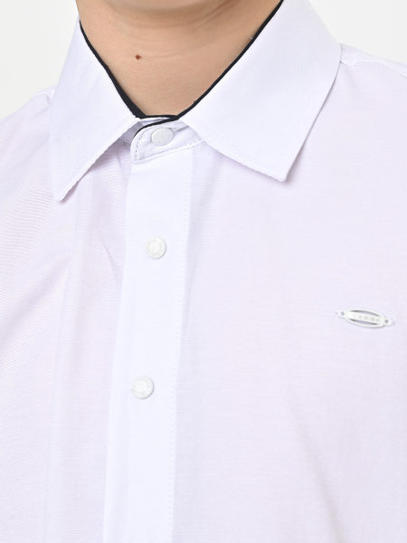 4914 Рубашка (батал) к.р. д/м (белый весь размерный ряд)