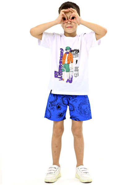 3110 Шорты плават. д/м (индиго весь размерный ряд)