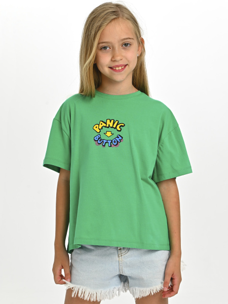 10447 Футболка д/д (изумруд размер 140)