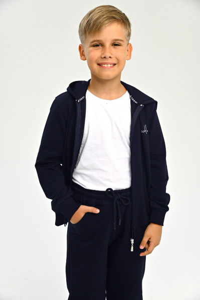 2725 Костюм спорт д/м (темно-синий весь размерный ряд)