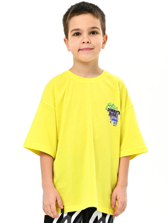 3054 Футболка д/м оверсайз (желтый весь размерный ряд)