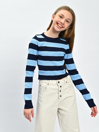 1436 Джемпер д/д (1436_Sum-т.синий-158)