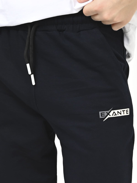 8006 Брюки спорт д/м (темно-синий весь размерный ряд)