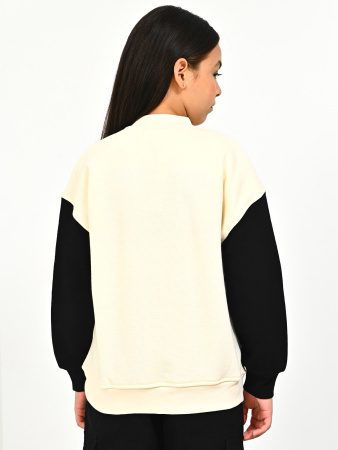 10494 Толстовка утепл. д/д (кремовый весь размерный ряд)