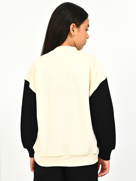 10494 Толстовка утепл. д/д (кремовый весь размерный ряд)