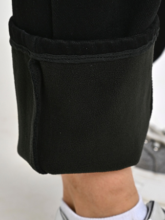 D263015-Ch Джинсы утепленные д/д (черный весь размерный ряд)