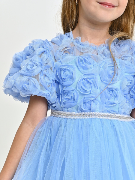 2585KG Платье д/д (голубой весь размерный ряд)