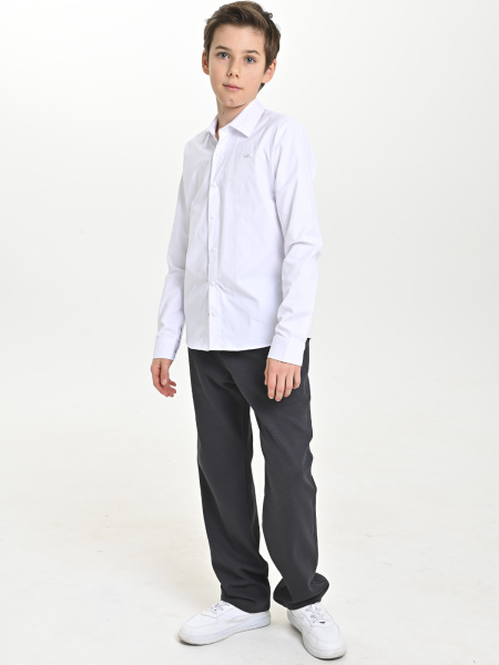 4707 Рубашка дл.р. д/м (белый весь размерный ряд)