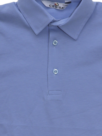 4688 Поло к.р. д/м (голубой 128)
