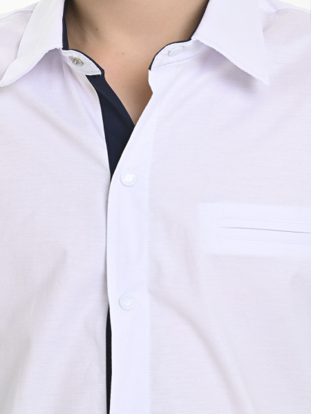 4978 Рубашка дл.р. д/м (белый весь размерный ряд)