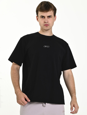 C-0001 Футболка мужская (черный 174)