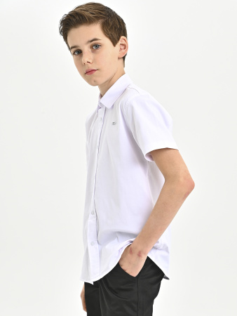 4784 Рубашка к.р. д/м (белый весь размерный ряд)