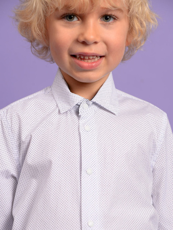 2097 Рубашка д/м (белый весь размерный ряд)