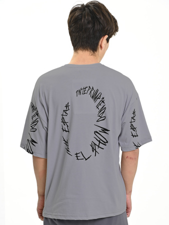 4542 Футболка д/м (темно-серый весь размерный ряд)