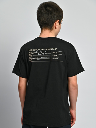 2054 Футболка д/м (черный весь размерный ряд)