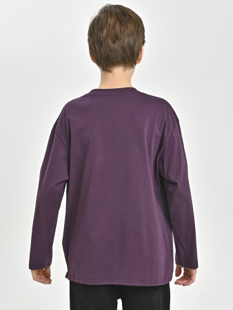 85Q311-Ch Лонгслив д/д (фиолетовый весь размерный ряд)