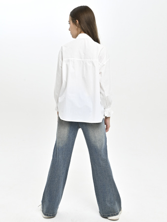 92013-Ch Блузка д/д (белый весь размерный ряд)